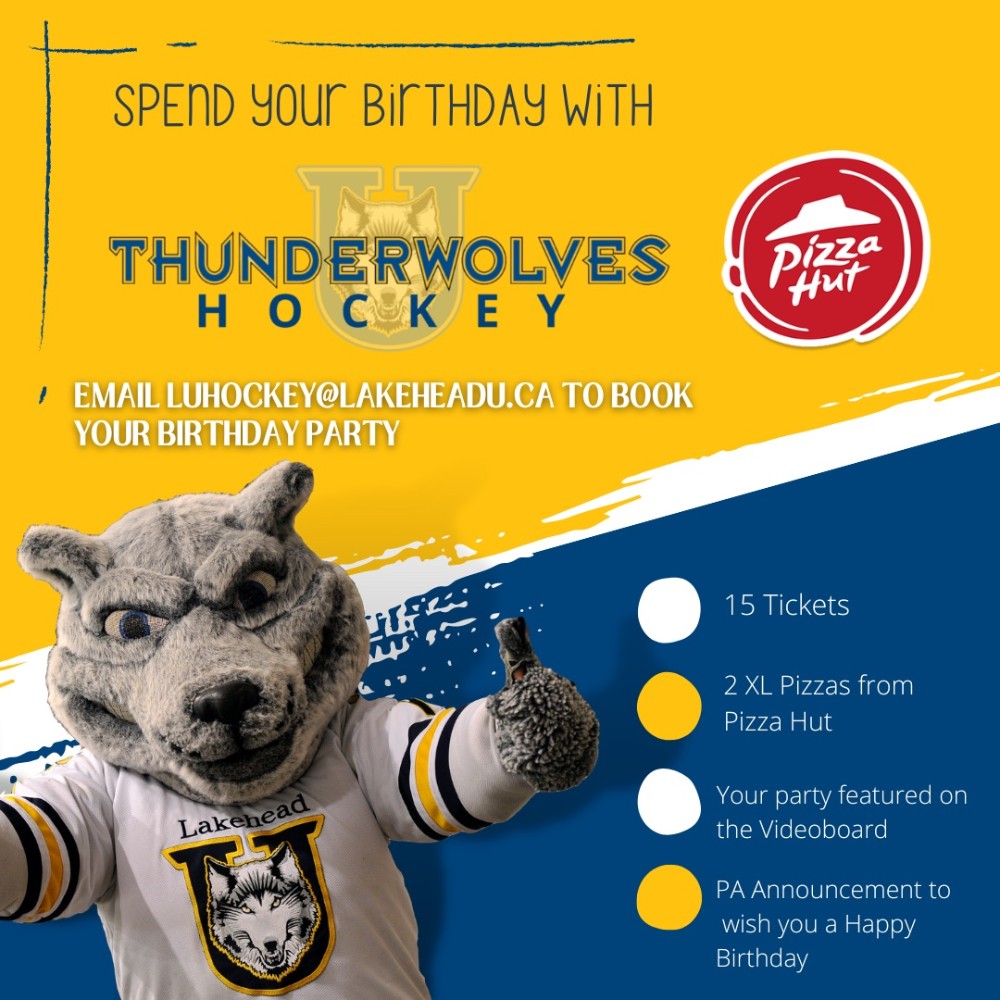 Thunderwolves Birthday Package