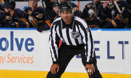 From “40/40” to full-time, Shandor Alphonso earns his NHL zebra stripes